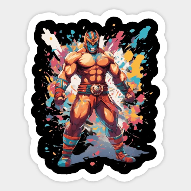 Mexican Lucha Libre Sticker by animegirlnft